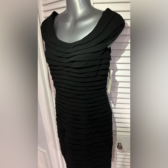 Adrianna Papell Vintage NWT black tiered dress - Picture 11 of 13